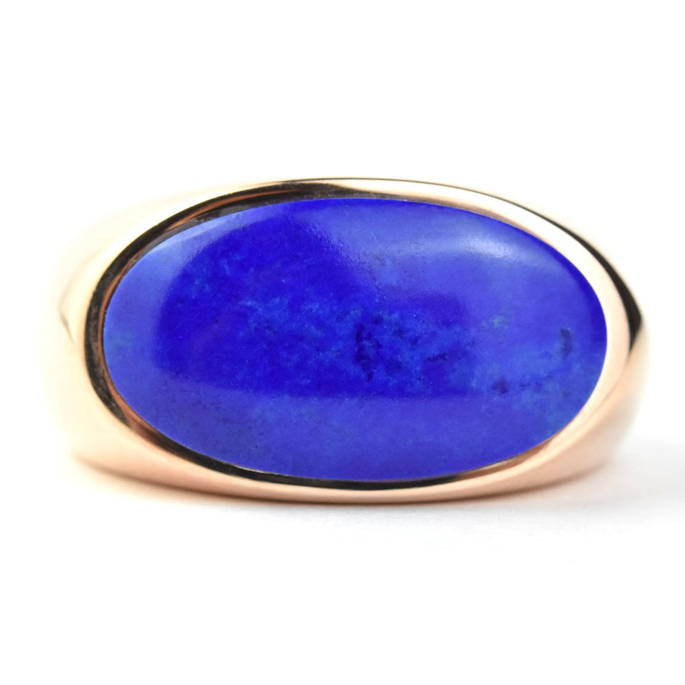 Milky Way Lapis Ring in 14K Rose Gold - Goldmakers Fine Jewelry