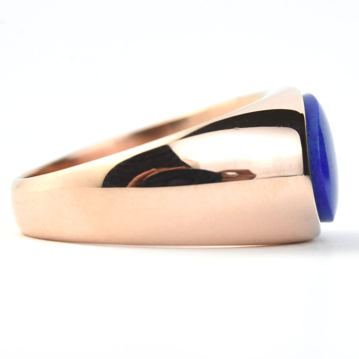 Milky Way Lapis Ring in 14K Rose Gold - Goldmakers Fine Jewelry