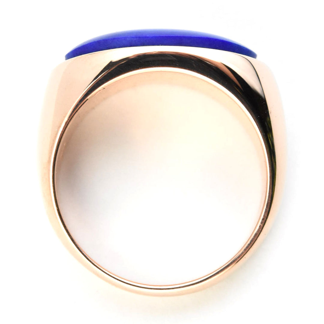 Milky Way Lapis Ring in 14K Rose Gold - Goldmakers Fine Jewelry