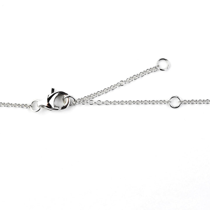 Sapphire and Diamond Heart Lock Necklace - Goldmakers Fine Jewelry