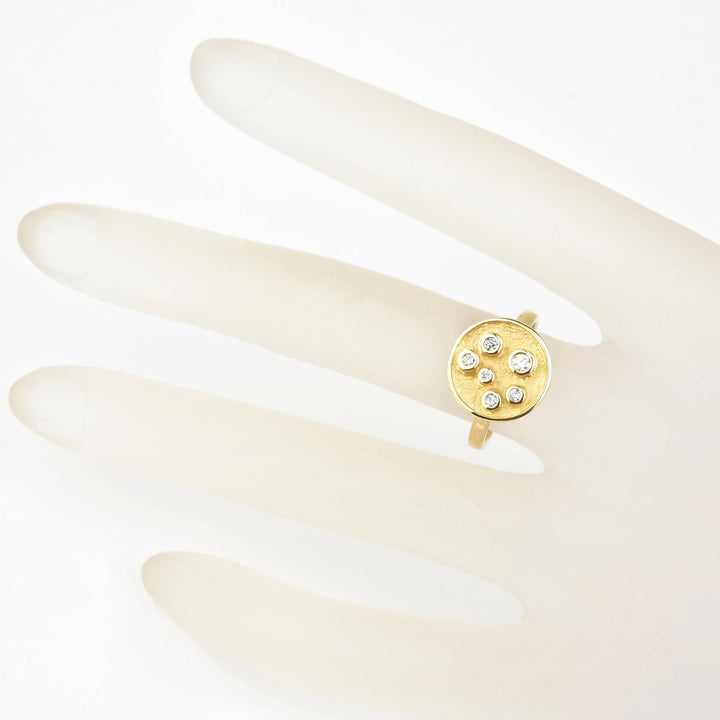 Starry Night Diamond Ring in 14k Gold - Goldmakers Fine Jewelry