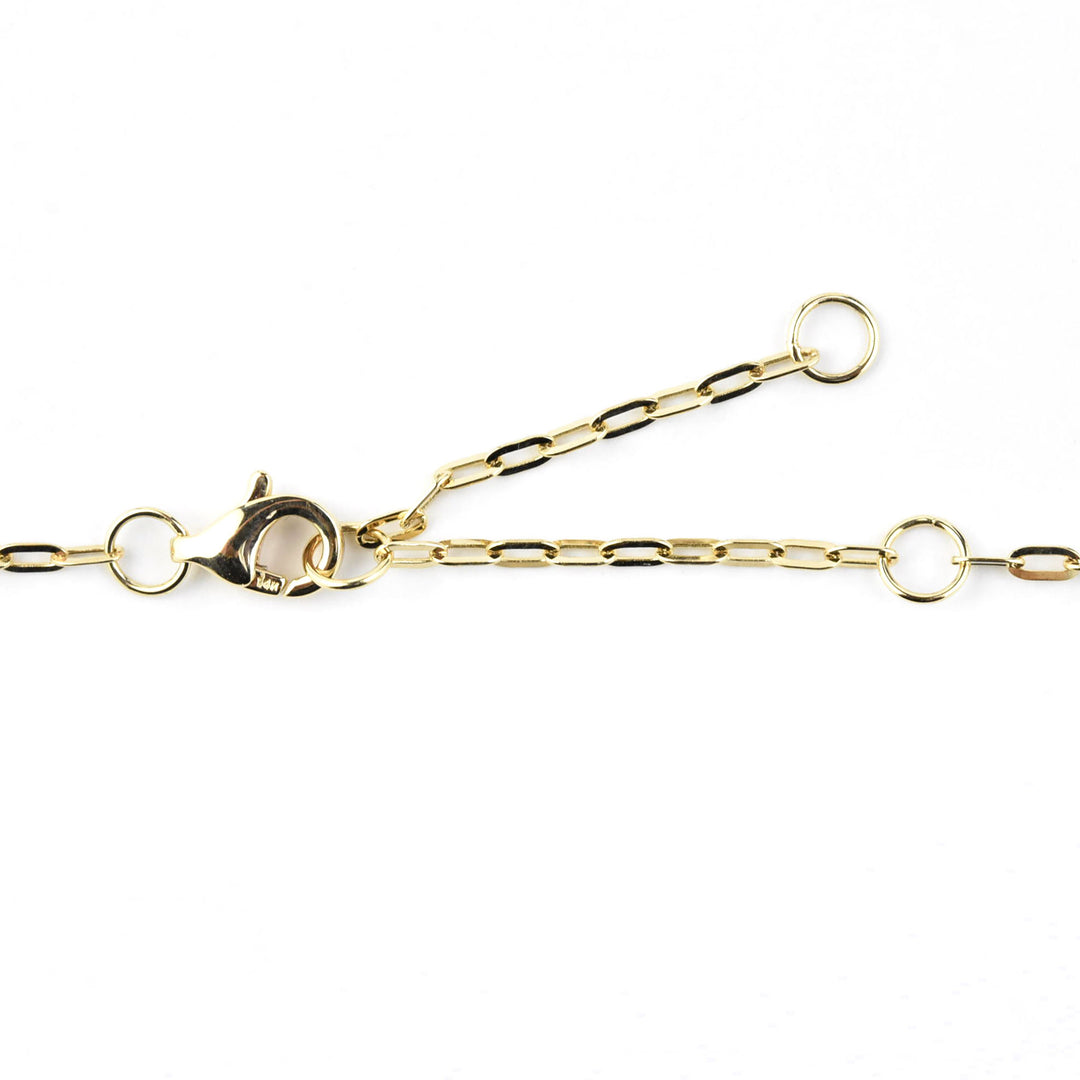 Pearl, Diamond and Turquoise Necklace, 14k Yellow Gold - Goldmakers Fine Jewelry