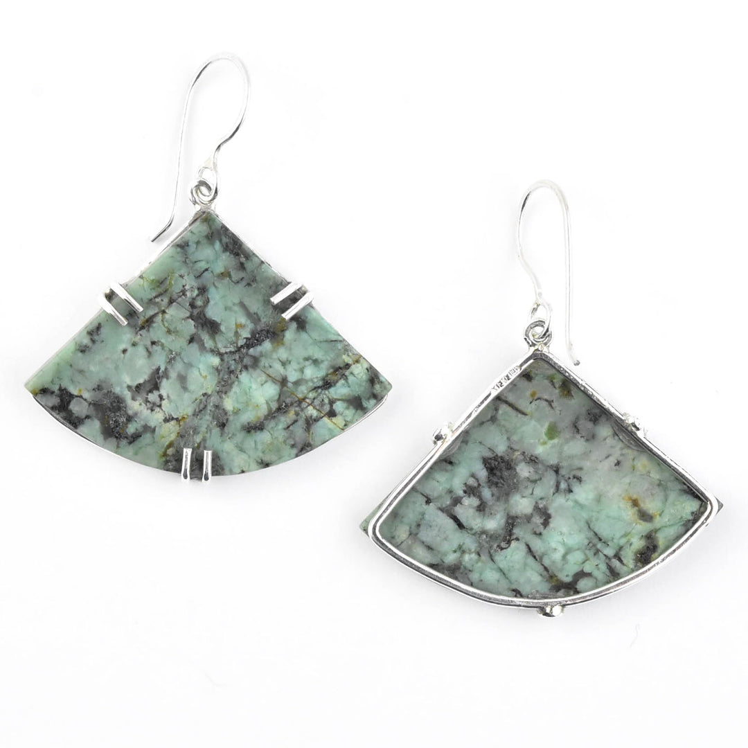 Trinity Earrings in African Turquoise