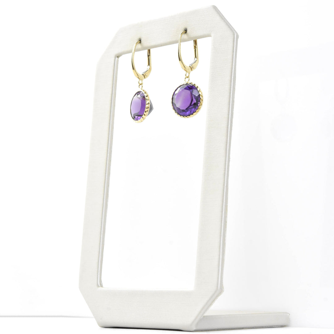 Pools of Light Earrings in 14k Yellow Gold - Goldmakers Fine Jewelry