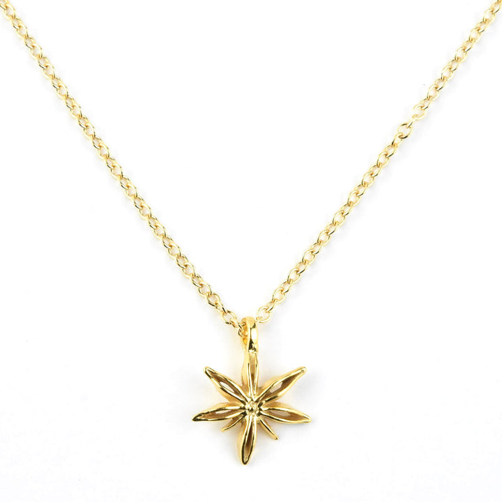 Mini Star Anise Necklace - Goldmakers Fine Jewelry