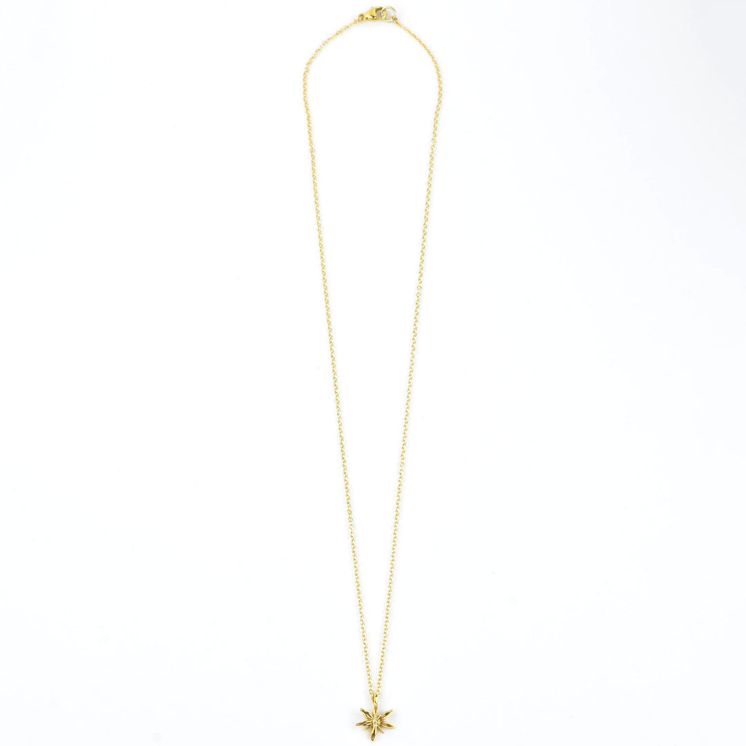 Mini Star Anise Necklace - Goldmakers Fine Jewelry