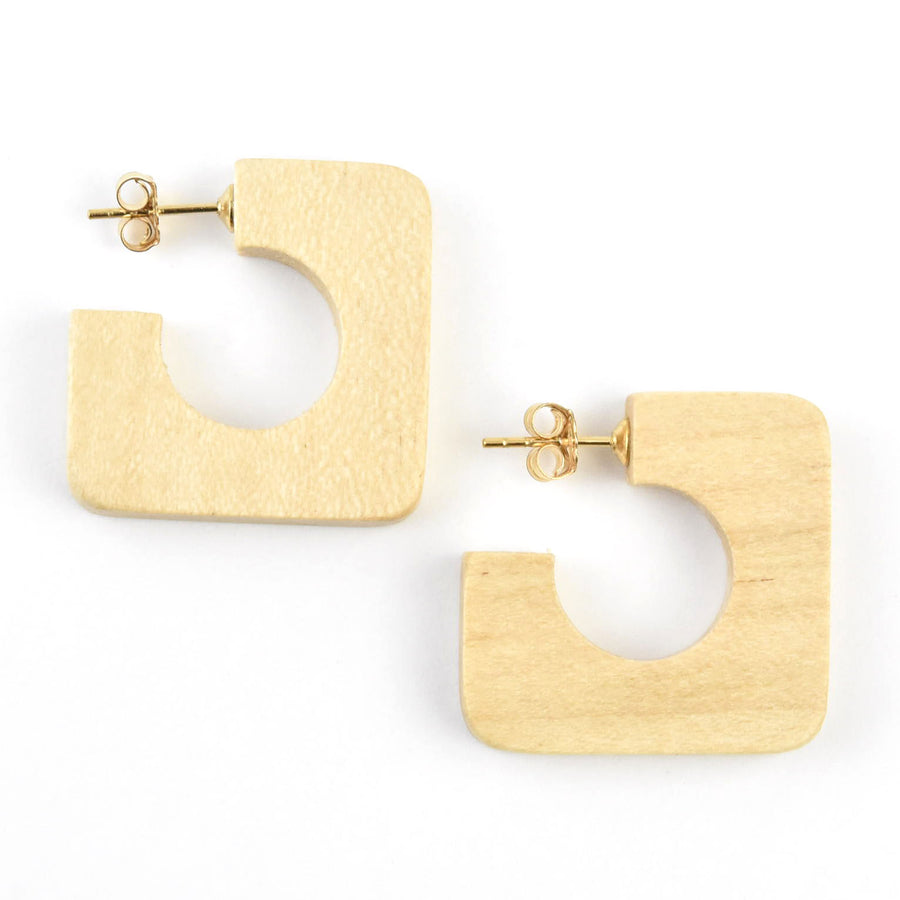 Square Mini Hoop - Goldmakers Fine Jewelry