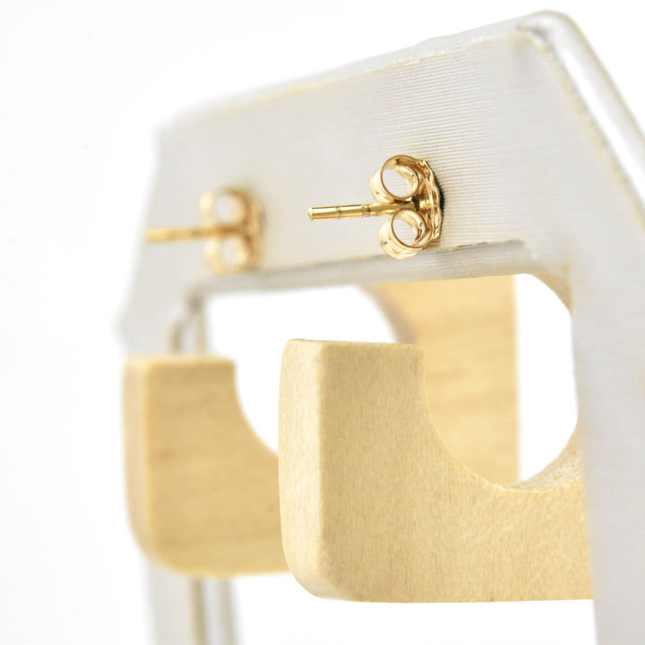 Square Mini Hoop - Goldmakers Fine Jewelry