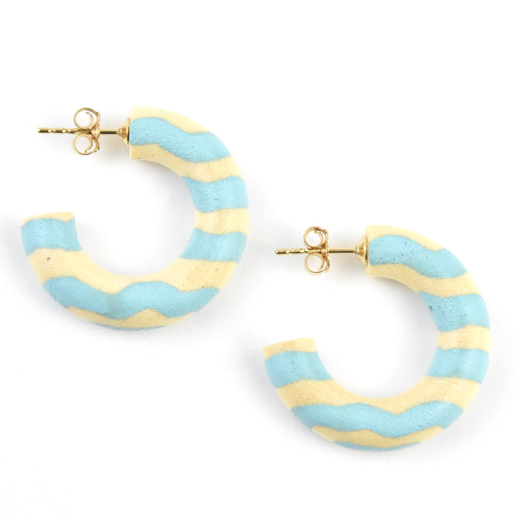 Ripple Mini Hoop - Goldmakers Fine Jewelry
