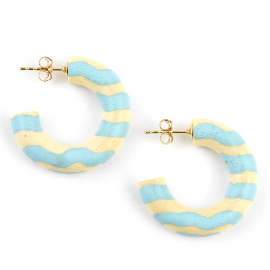 Ripple Mini Hoop - Goldmakers Fine Jewelry