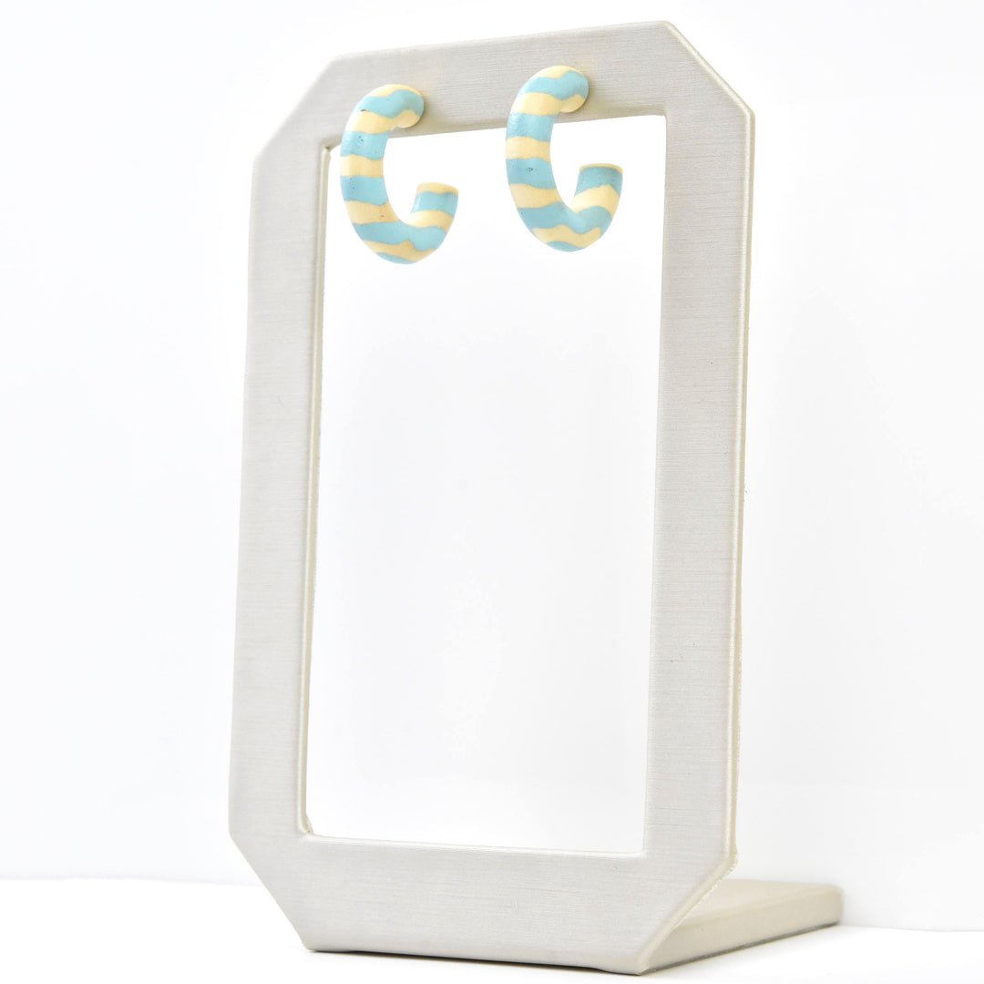 Ripple Mini Hoop - Goldmakers Fine Jewelry