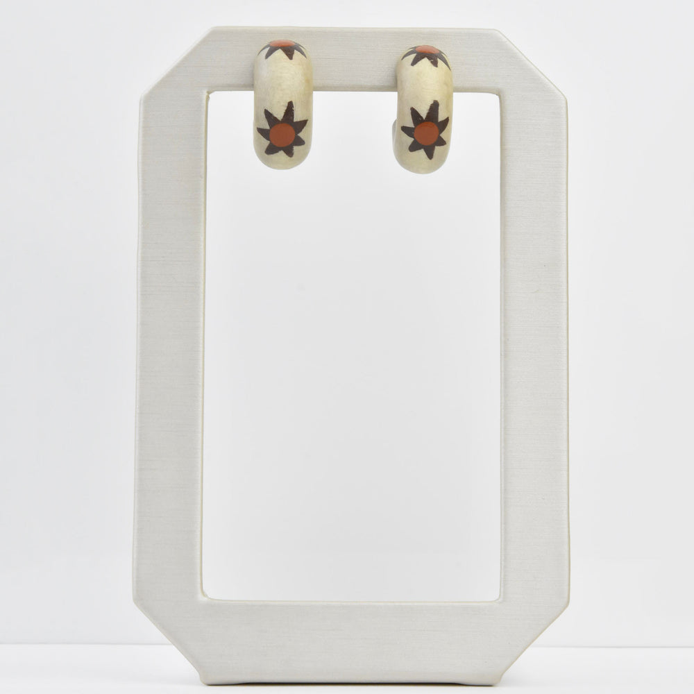 Sun Chunk Mini Hoop - Goldmakers Fine Jewelry