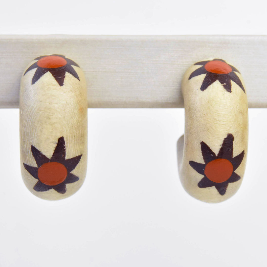 Sun Chunk Mini Hoop - Goldmakers Fine Jewelry