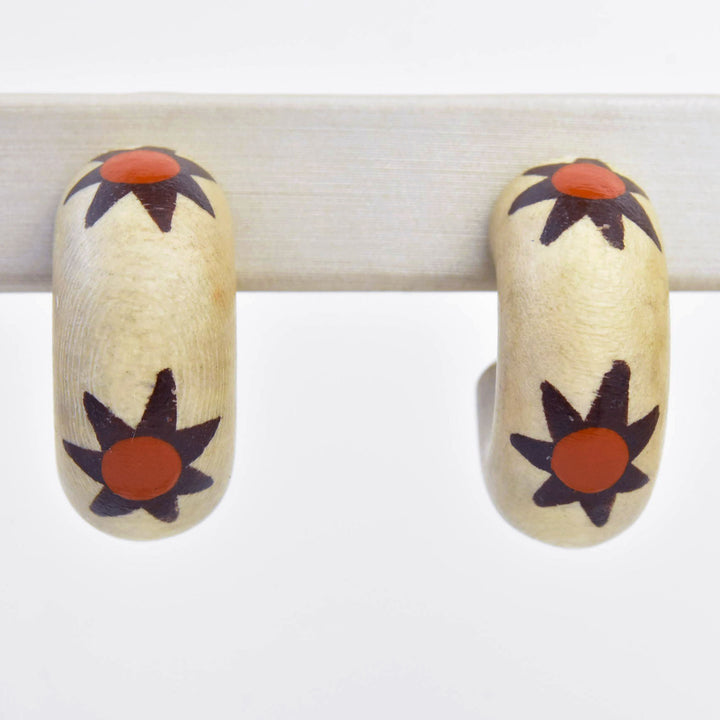 Sun Chunk Mini Hoop - Goldmakers Fine Jewelry