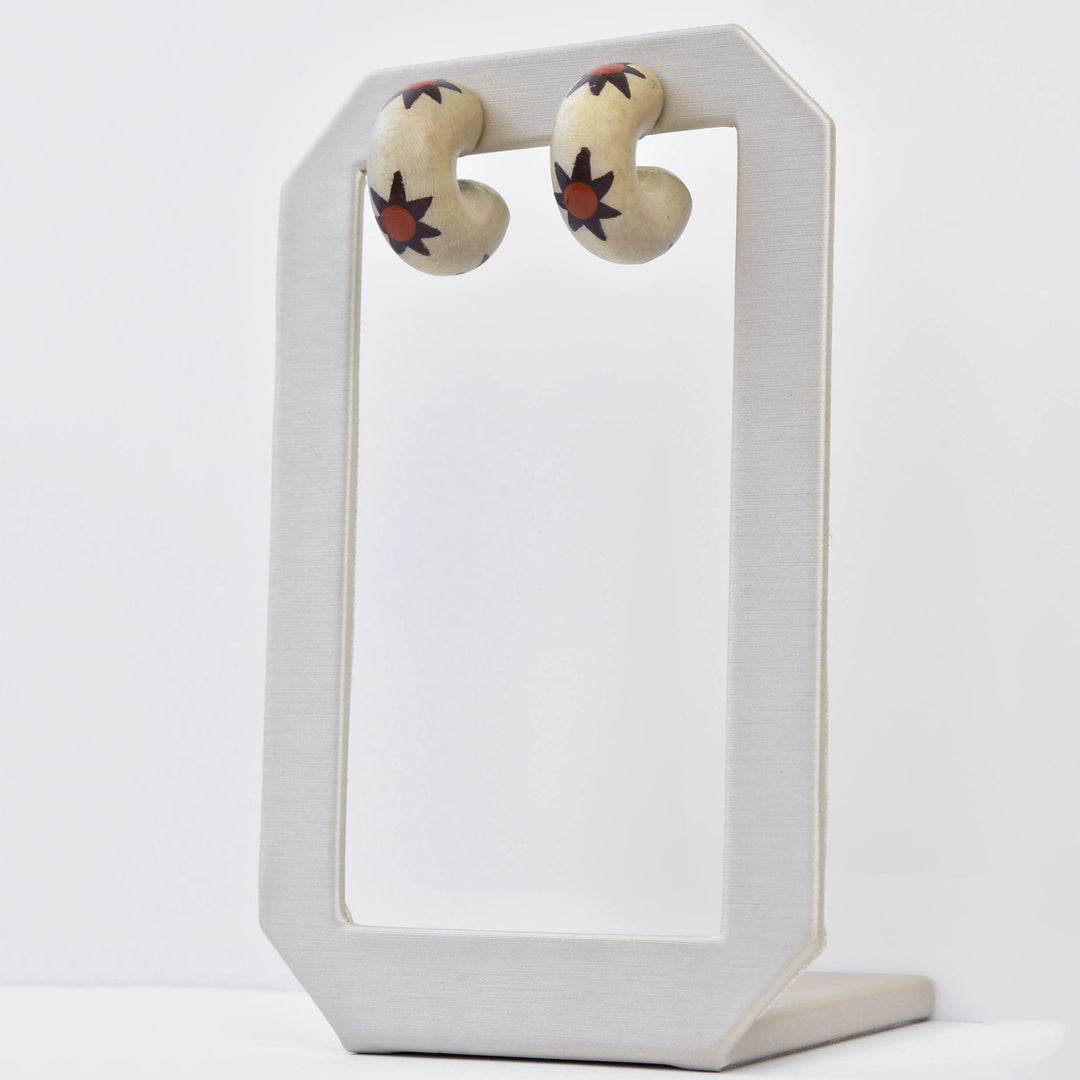 Sun Chunk Mini Hoop - Goldmakers Fine Jewelry