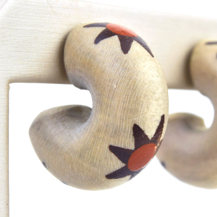 Sun Chunk Mini Hoop - Goldmakers Fine Jewelry