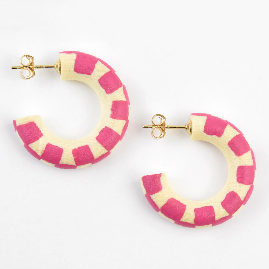 Watermelon Punch Mini Hoop - Goldmakers Fine Jewelry