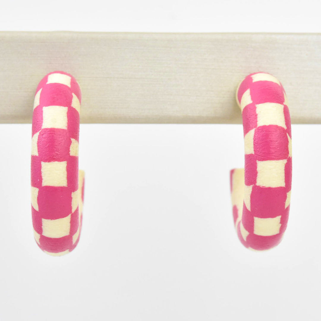 Watermelon Punch Mini Hoop - Goldmakers Fine Jewelry