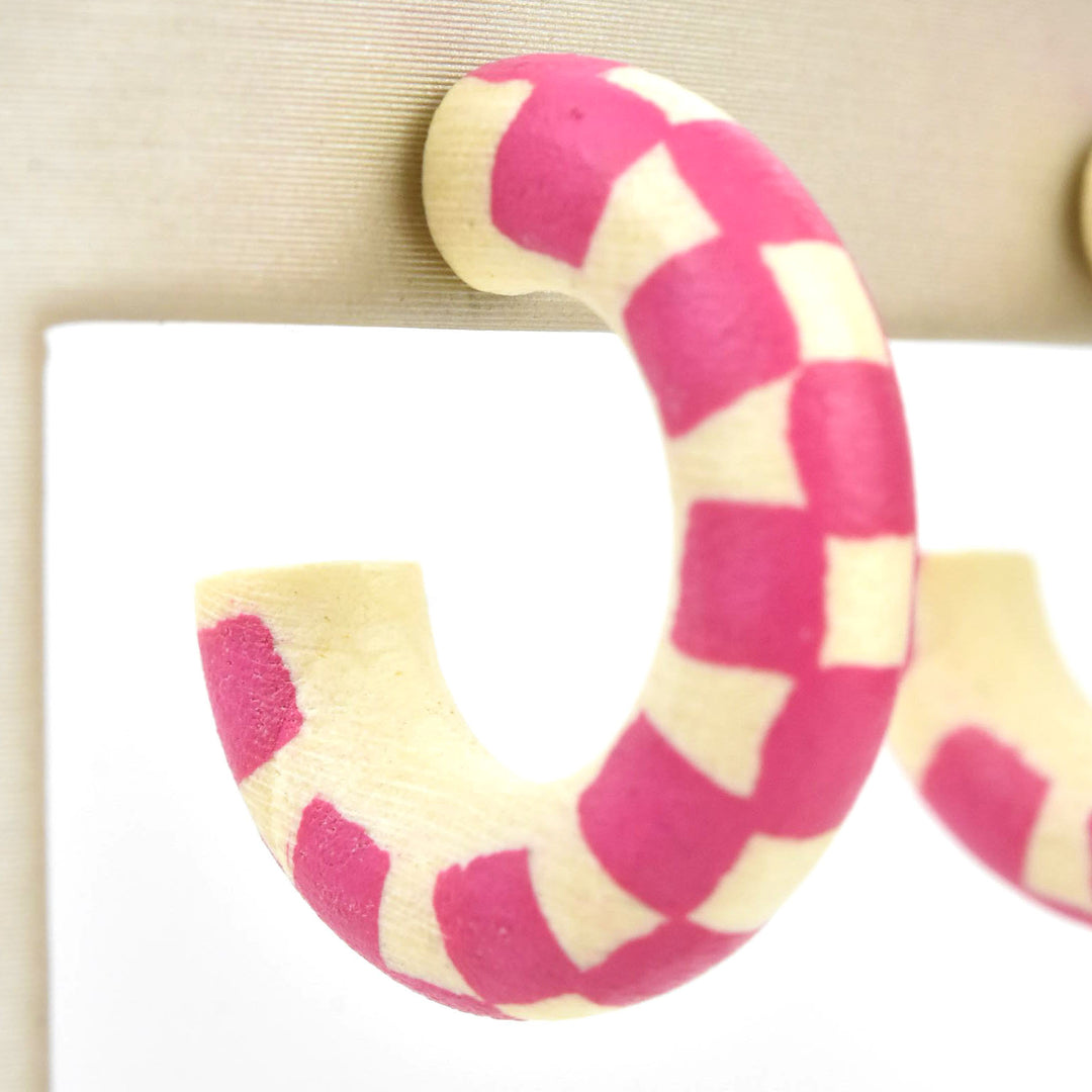Watermelon Punch Mini Hoop - Goldmakers Fine Jewelry