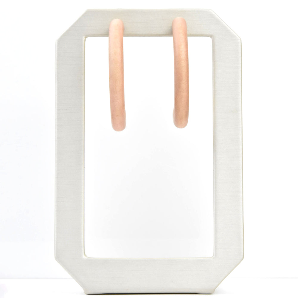 Leather Weekender Small Hoop - Goldmakers Fine Jewelry