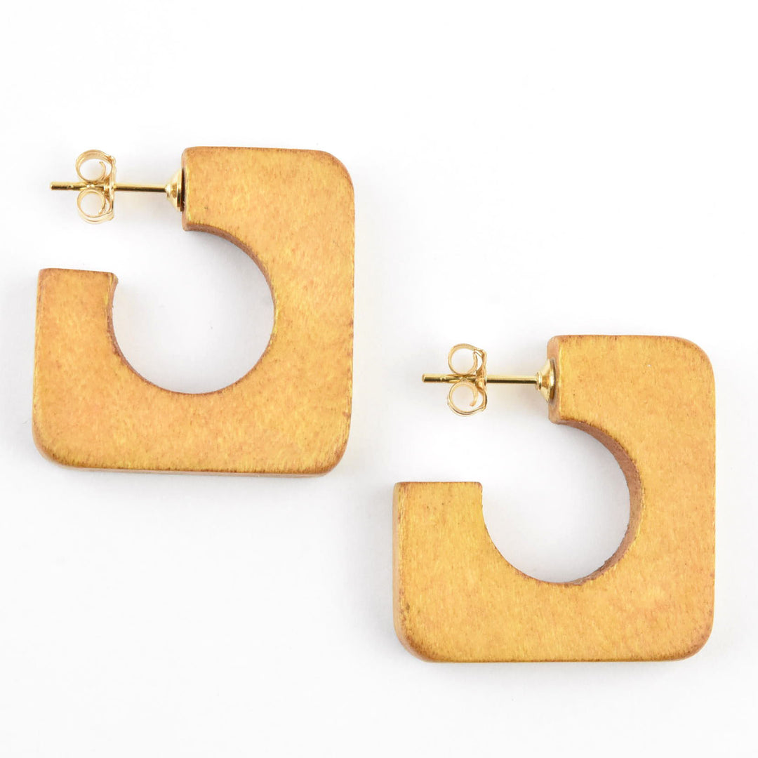 Square Mini Hoop - Goldmakers Fine Jewelry