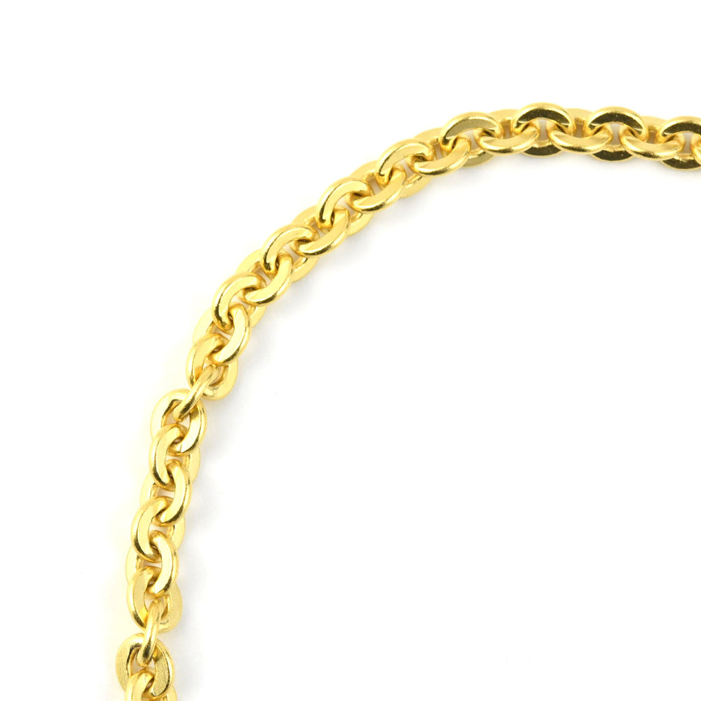 Blue Enamel Moon Bracelet - Goldmakers Fine Jewelry