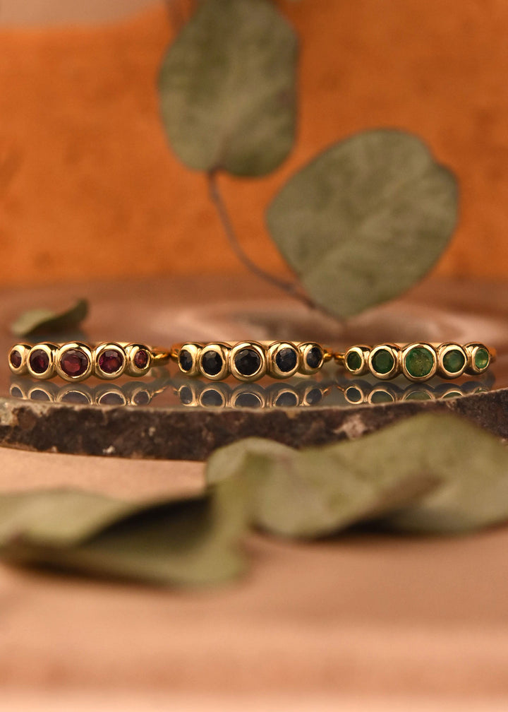 Sapphire Bubble Band in 14k Gold - Goldmakers Fine Jewelry