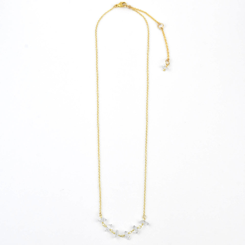 Herkimer Chain Necklace - Goldmakers Fine Jewelry
