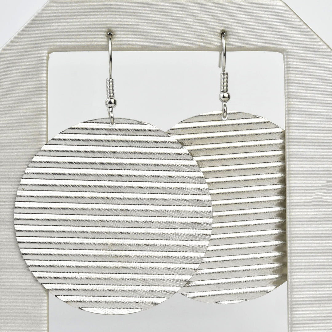 Ripple Circle Earring - Goldmakers Fine Jewelry