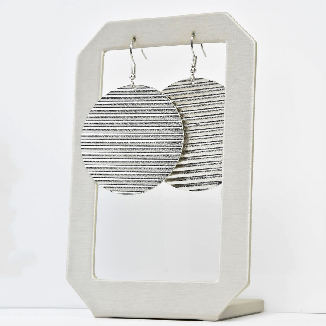 Ripple Circle Earring - Goldmakers Fine Jewelry