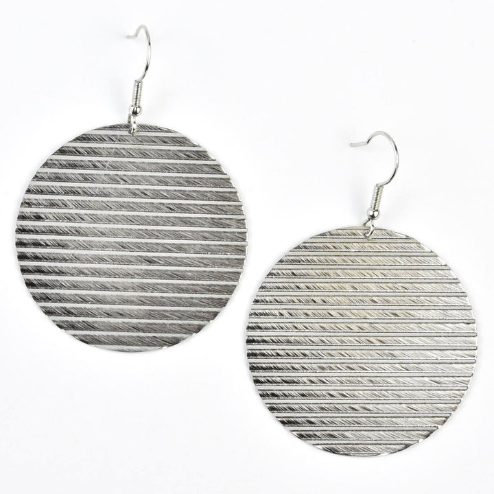 Ripple Circle Earring - Goldmakers Fine Jewelry