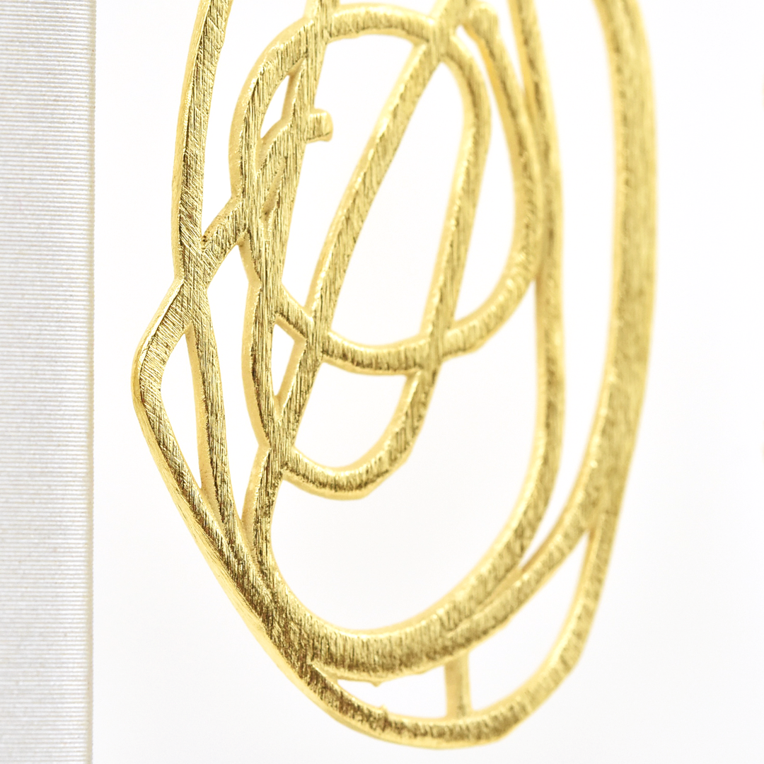 Scribble Drop Earrings - Goldmakers Fine Jewelry