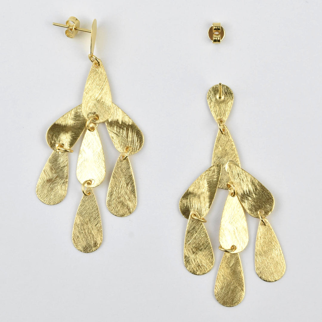 Small Cascading Rain Earrings - Goldmakers Fine Jewelry