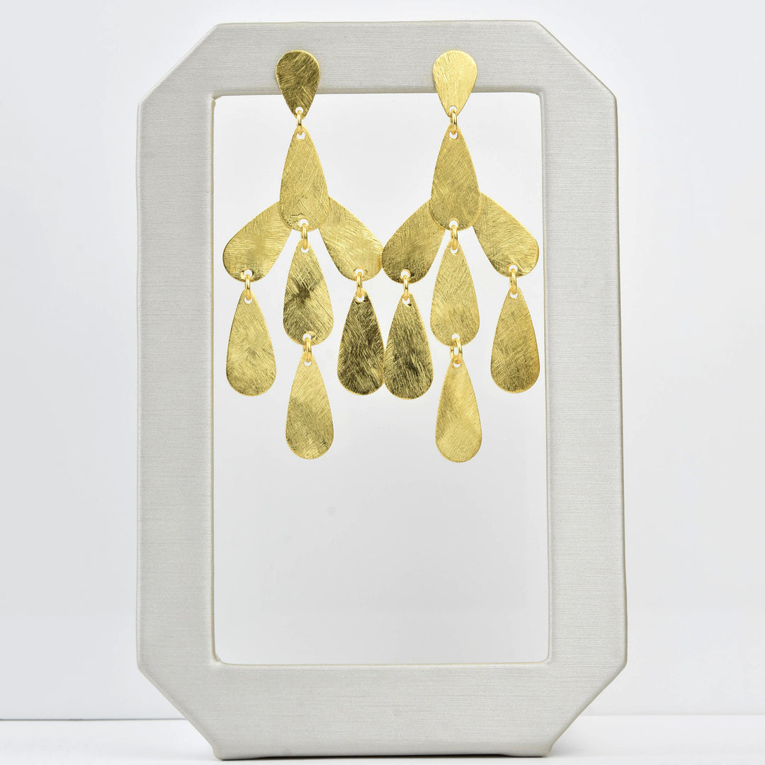 Small Cascading Rain Earrings - Goldmakers Fine Jewelry
