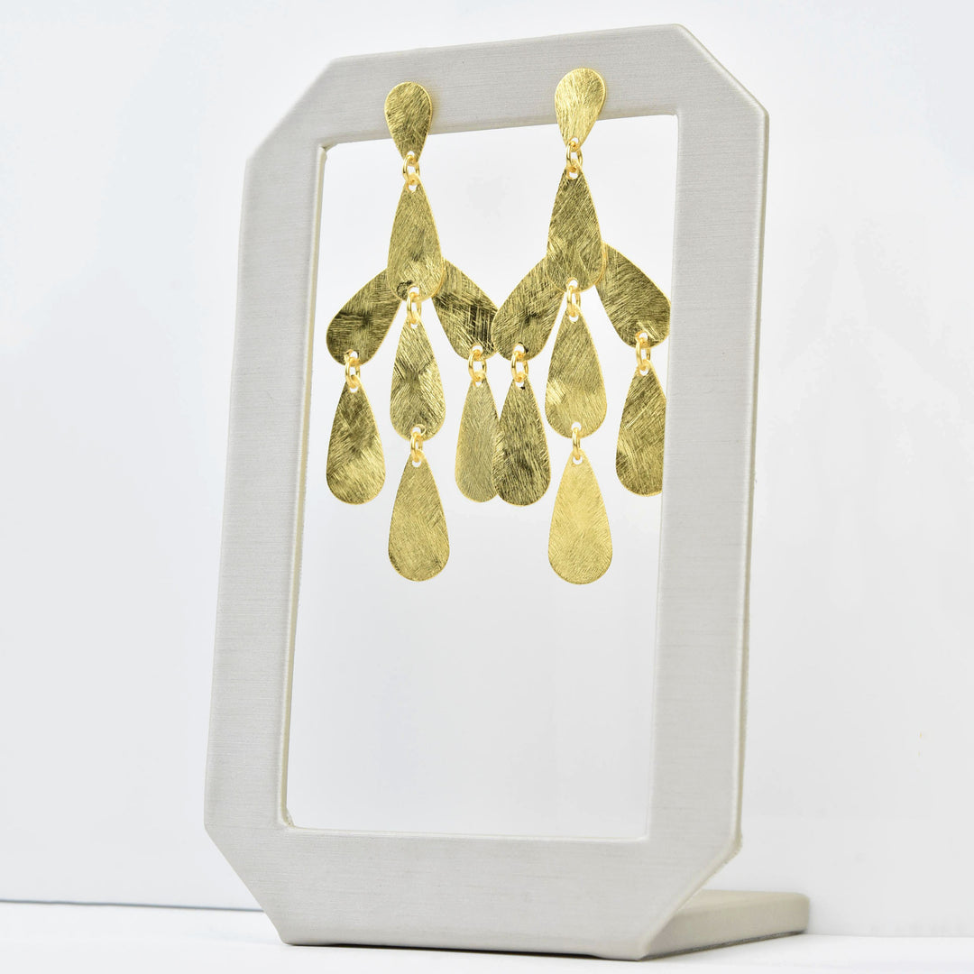 Small Cascading Rain Earrings - Goldmakers Fine Jewelry