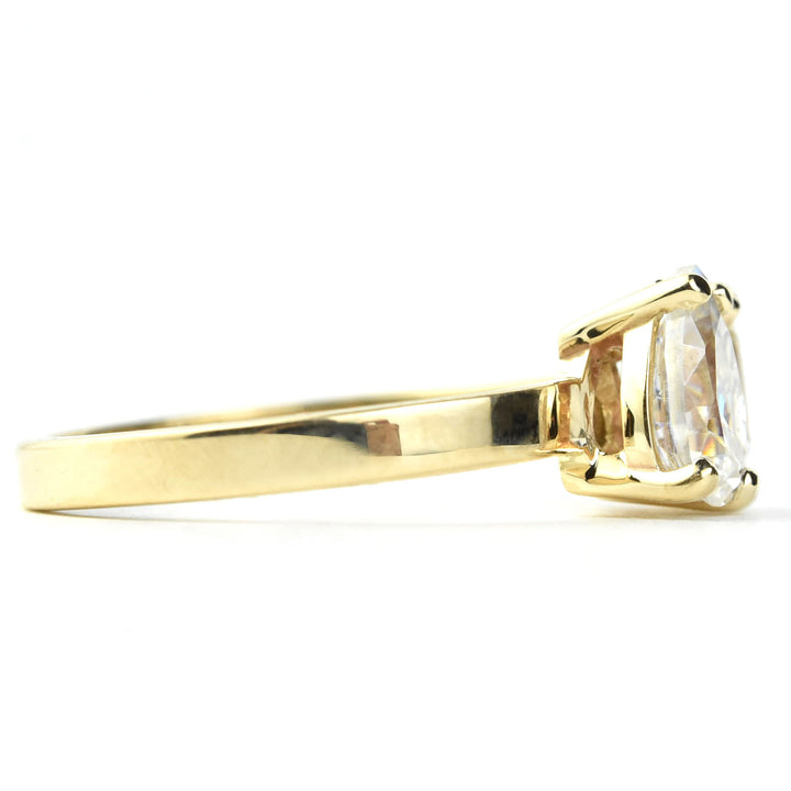 Moissanite Moi et Toi Engagement Ring - Goldmakers Fine Jewelry