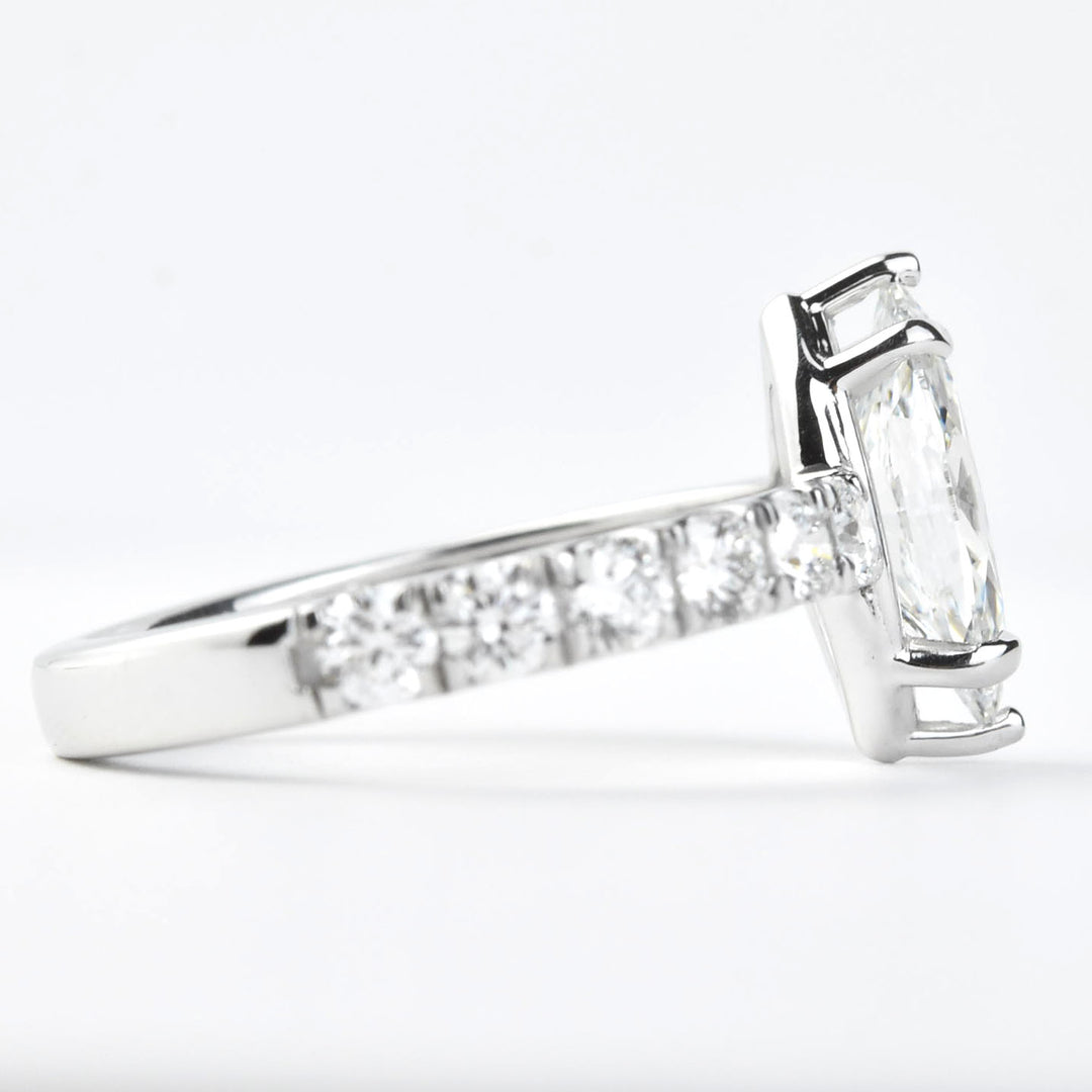 Marquise Diamond Ring in 14k White Gold - Goldmakers Fine Jewelry