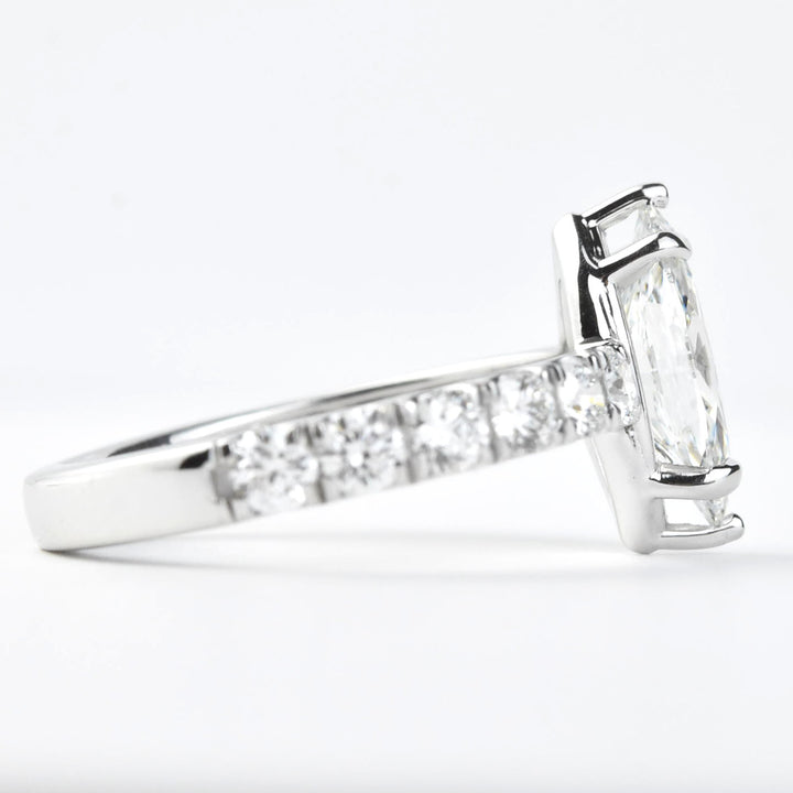 Marquise Diamond Ring in 14k White Gold - Goldmakers Fine Jewelry