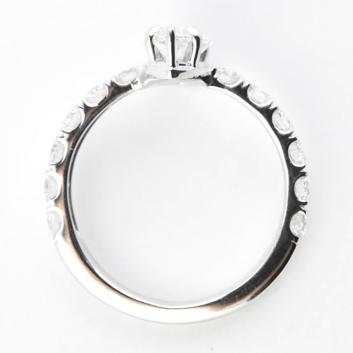 Marquise Diamond Ring in 14k White Gold - Goldmakers Fine Jewelry