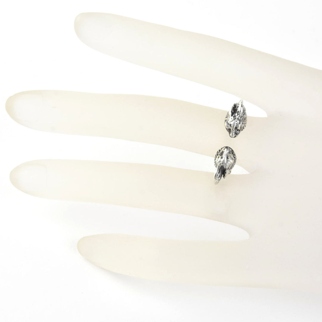 Lucky Rabbits Ring in Silver with Diamonds - Goldmakers Fine Jewelry