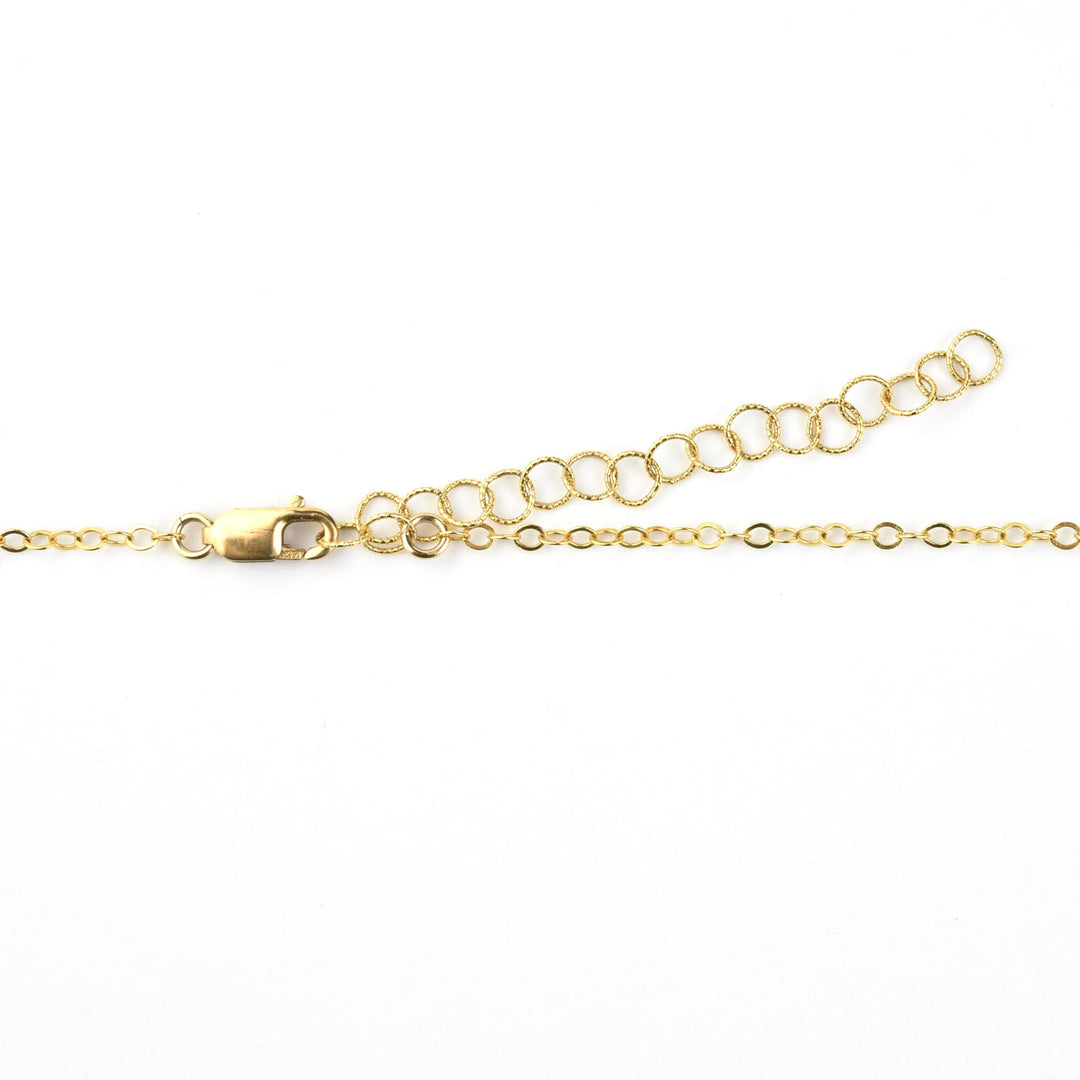 Crystal Cage Necklace in Vermeil - Goldmakers Fine Jewelry