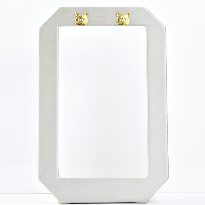 Serious Cat Studs - Goldmakers Fine Jewelry