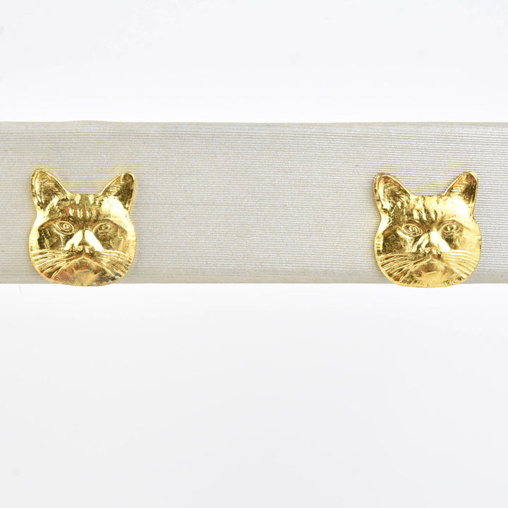 Serious Cat Studs - Goldmakers Fine Jewelry