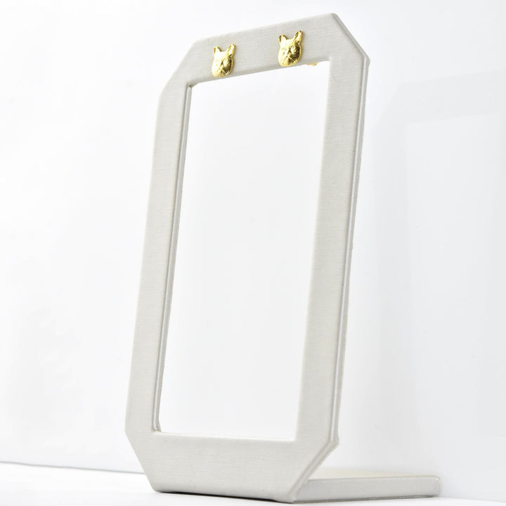 Serious Cat Studs - Goldmakers Fine Jewelry