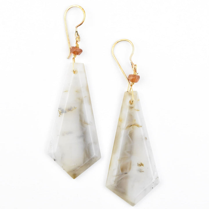 Ceres Earrings in Montana Agate