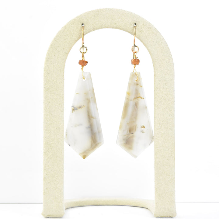 Ceres Earrings in Montana Agate