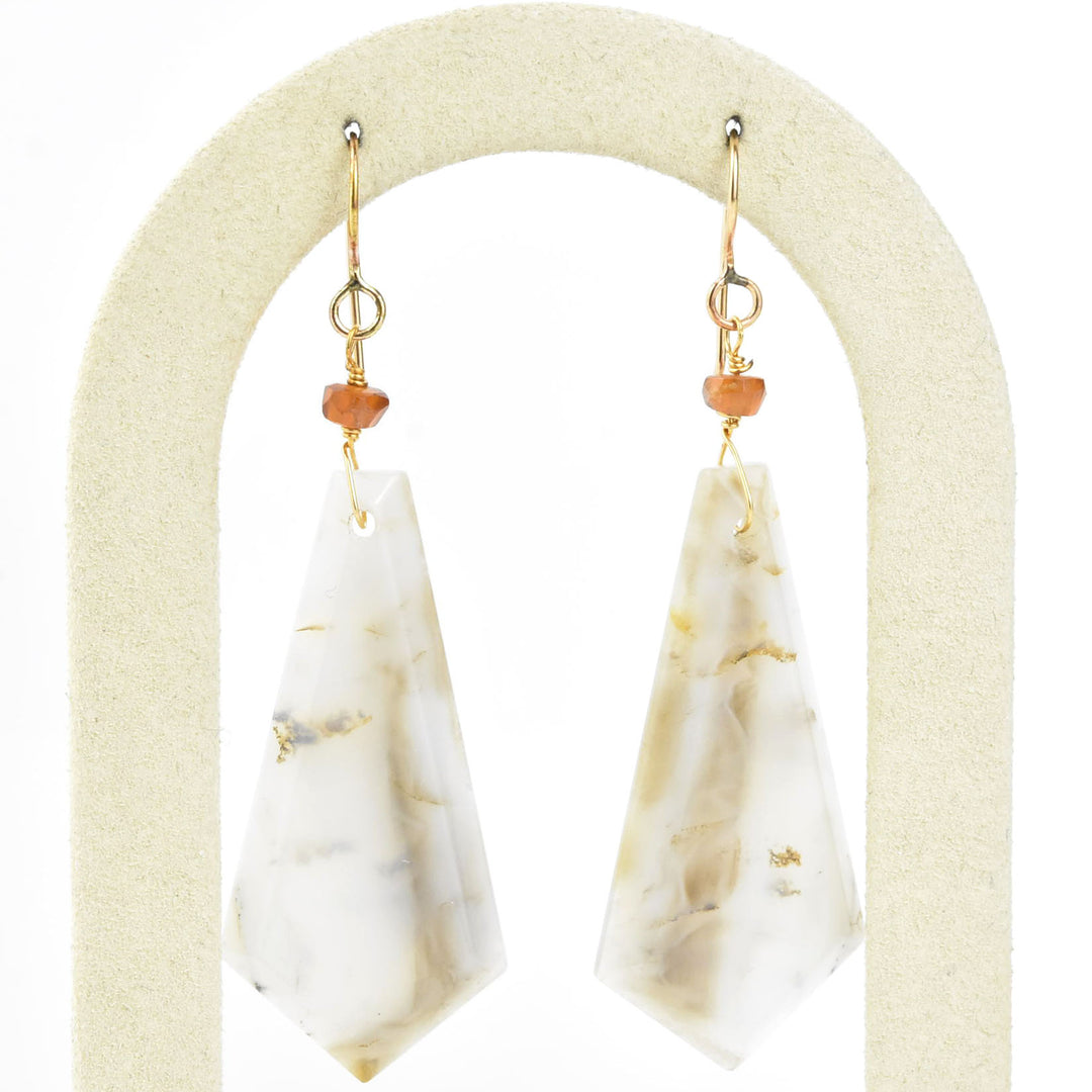 Ceres Earrings in Montana Agate