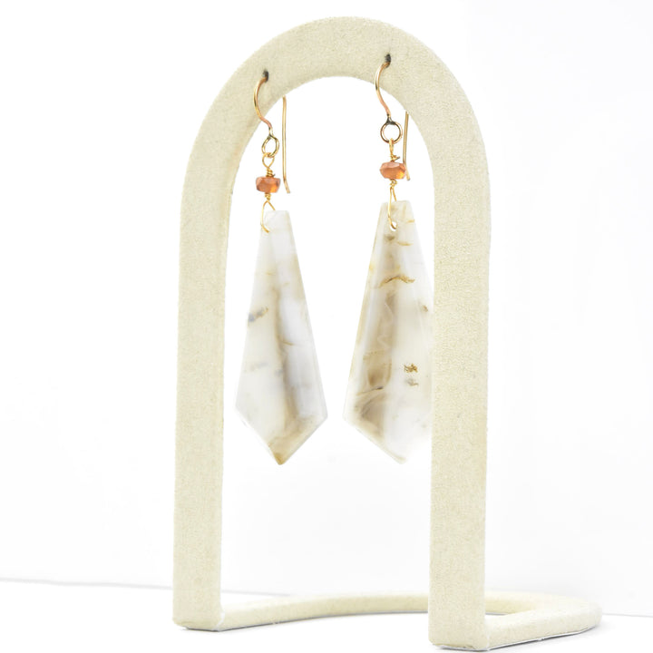 Ceres Earrings in Montana Agate