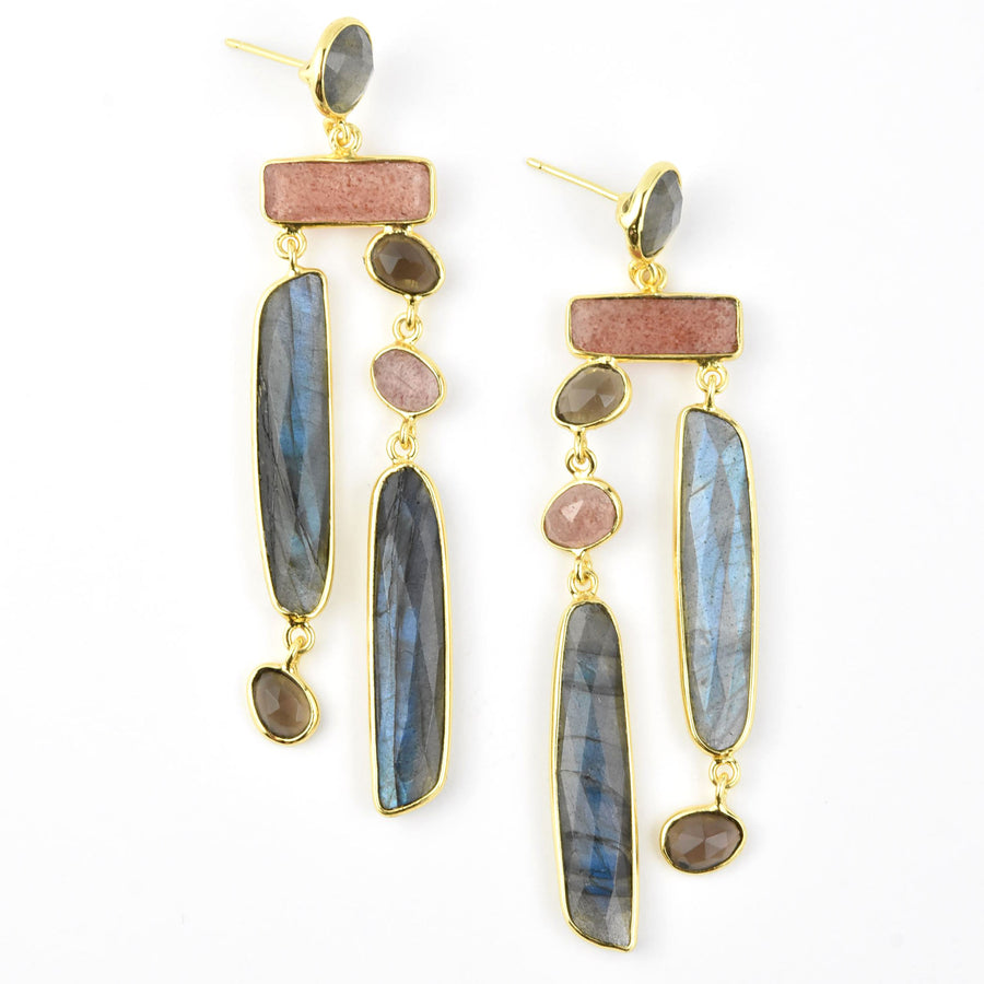 Chiyo Geometric Earrings - Goldmakers Fine Jewelry