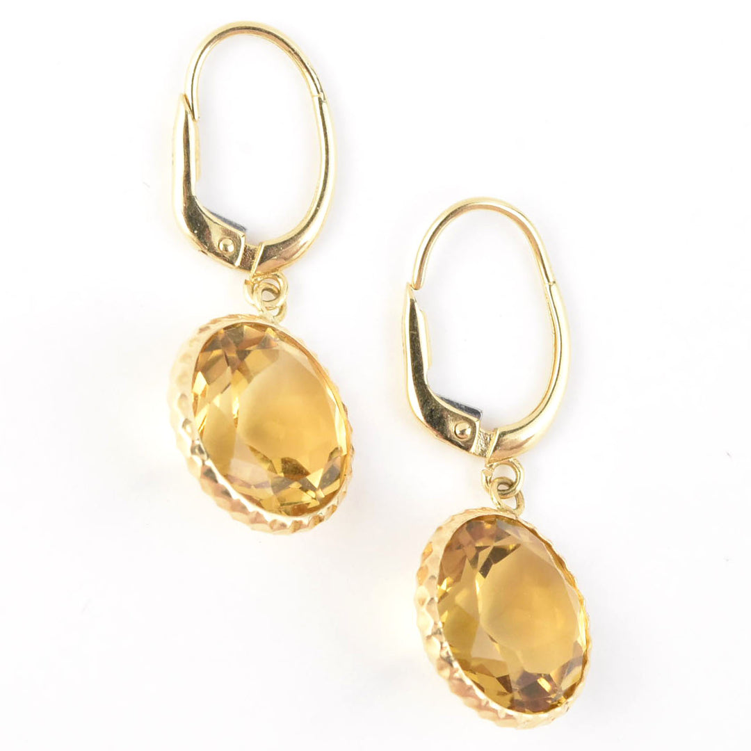 Pools of Light Earrings in 14k Yellow Gold - Goldmakers Fine Jewelry